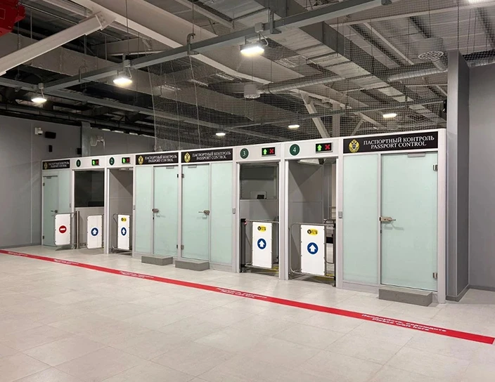 WHD-05 Motorized swing gates, Saransk Airport, Russia