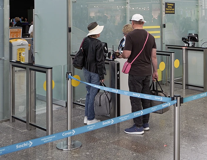 ST-11 Speed gates, Sochi International Airport, Russia 