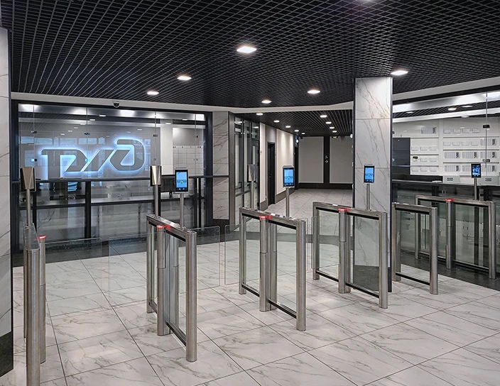 ST-11 Speed gates, Russian Railways resort, Danilov