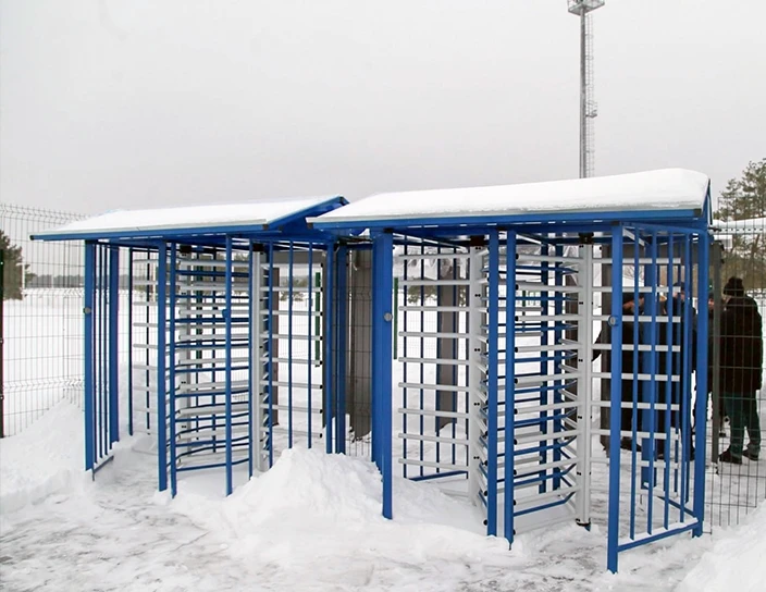 RTD-20 Full height rotor turnstiles, Football field, Russia