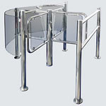 New waist-high rotor turnstile