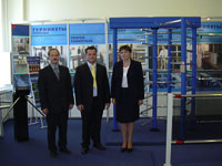 Mr. Cunningham and Chief Marketing Officer PERCo Gerasimov and O. Kuznetsova. St. Piterburg, Russia.