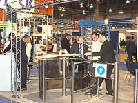 The exhibition ISC West, PERCo provided virtually complete range of turnstiles, wicket gates and railing systems. Las Vegas, USA.
