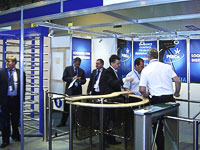 Exhibition area PERCo at IFSEC. Birmingham, UK.