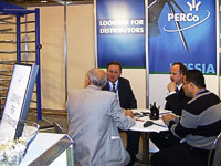 PERCo turnstiles presented at the annual international forum on security IFSEC-2005. Birmingham, UK.