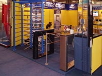 PERCo turnstiles at the exhibition IFSEC-2006 in Birmingham, UK.