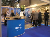 Exhibition stand at PERCo EXPOPROTECTION/FEU-2006. Paris, France.