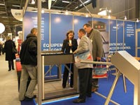 Box turnstile and Tripod PERCo on EXPOPROTECTION/FEU-2006. Paris, France.