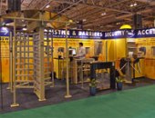 Company Directional Data Systems - presented at its booth lineup of turnstiles, gates and fencing production PERCo, Birmingham, UK