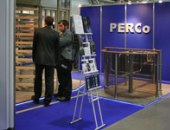 Rotary turnstile PERCo Forum and Exhibition «SFITEX-2007». SPb, LenExpo.