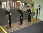 Turnstiles PERCo-TTR-04 at the Royal National Festival Eistedfodd-2009. Wales