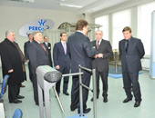 Factory Tour PERCo, Exhibition Hall at the Training Centre, Pskov, Russia.