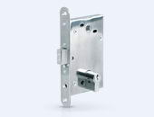 LB-series electromechanical mortise locks with a power supply through the locking bolt