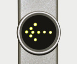 LED indicator of passage direction