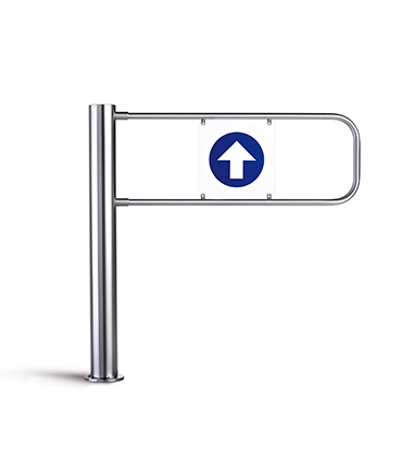 WMD-05S motorized swing gate with swing panel AG-1100