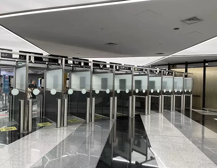 WMD-06 Motorized swing gates, Vnukovo International Airport, Russia