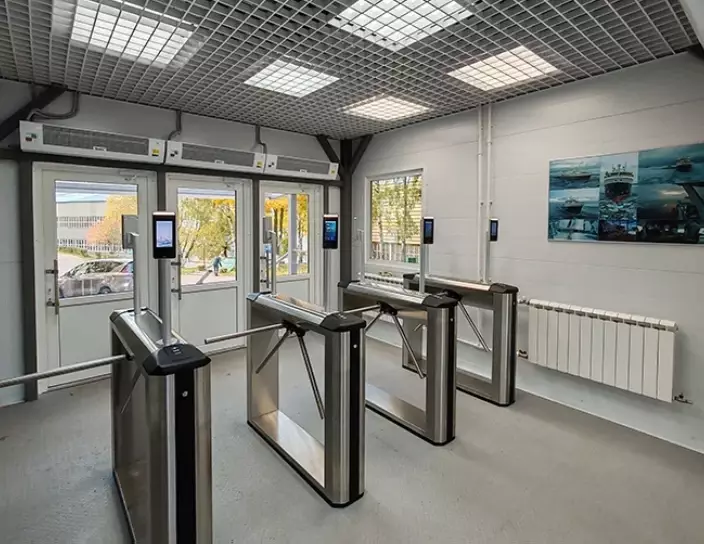 ТВ01.9А Box tripod turnstiles, Vyborg Shipyard, Russia