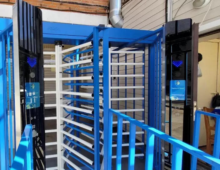 RTD-20 Full height rotor turnstile, Fakel Stadium, Russia