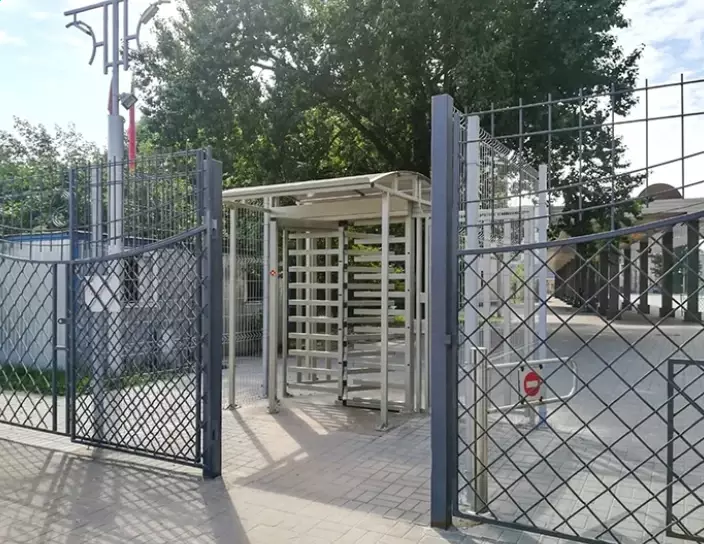 RTD-15 Full height rotor turnstile, RTC-15 Canopy, WHD-15 Full height security gate, Bus station, Russia