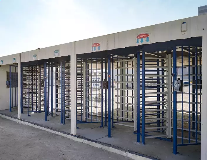 RTD-16.2 and RTD-20.2 Full height rotor turnstiles, Waste Treatment Plant, the UAE
