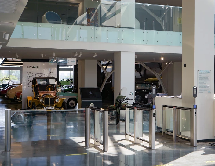 ST-01 Speed gates and WMD-06 Motorized swing gates, Ak Bars Retro Cars Museum, Russia