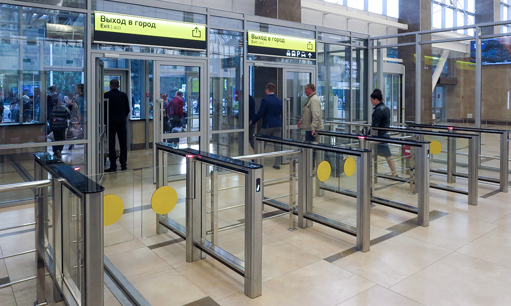 ST-01 Speed gates, Krasnoyarsk Airport, Russia