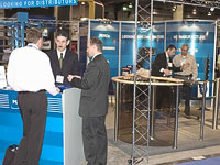 Exhibition area PERCo at ISC West-2005. Las Vegas, USA.