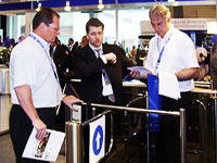 The exhibition IFSEC, PERCo presented the complete range of turnstiles, gates and fences. Birmingham, UK.