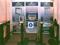 The company stand Directional Data Systems. London, England.