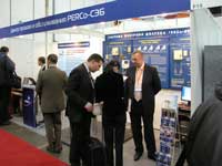 Stand ATEC PERCo-CEB on the MIPS-2006, in Moscow, Russia.