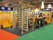 New Turnstile aluminum PERCo at an exhibition on safety IFSEC-2007, England