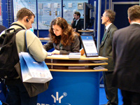 Information counter PERCo at the International Forum «Security and Safety Technologies-2008», Moscow, Russia.