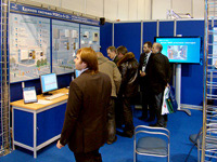 Stand Unified Security PERCo-S-20 on the «Security and Safety Technologies-2008», Moscow, Russia.