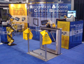 Box PERCo turnstile at the exhibition IAAPA Attractions Expo-2009, in Las Vegas, USA.
