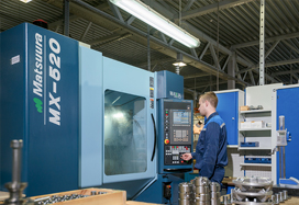 Five axis machining center
