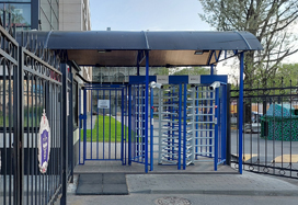 "RTD-20 Full Height Rotor Turnstile, WHD-16 Full Height Security Gate, Kirov Military Medical Academy, Russia   "