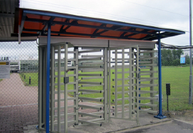 RTD-15 Full Height Rotor Turnstiles, Caterpillar plant, Leningrad Region, Russia