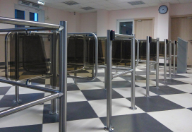 RTD-03S Waist-high Rotor Turnstile, Special Economic Zone «St. Petersburg», Saint-Petersburg, Russia