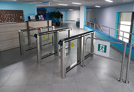 ST-01 Speed Gates with built-in Card capture reader, Aquatoria ZIL Sports Complex, Russia
