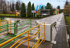 TTR-04CW Tripod Turnstiles, Divo Ostrov Amusement Park, Russia