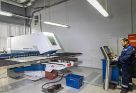 Metal finishing workshop