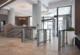 ST-01 Speed Gates, WMD-06 Motorized Swing Gates, Senator Business Center, Russia