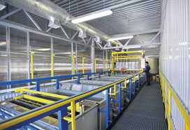 Painting pretreatment line