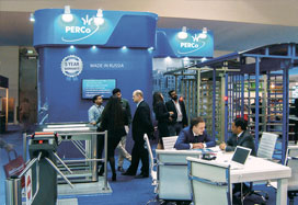 Negotiations at the exhibition in Dubai, UAE
