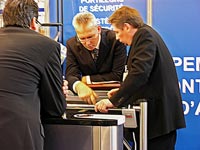 During the exhibition EXPOPROTECTION / FEU, a series of negotiations with existing partners and potential customers. Paris, France.