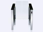 ST-01 speed gate with swing-type tempered glass panels