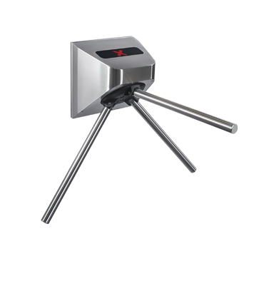 TTR-10AK Motorized tripod turnstile for transport, with automatic anti-panic function