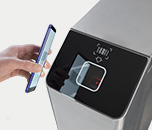 Built-in bar-code scanner