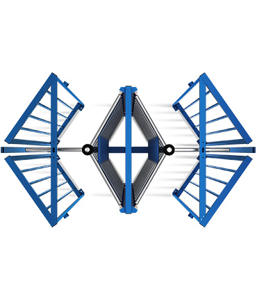 RTD-20.1S Full height rotor turnstile