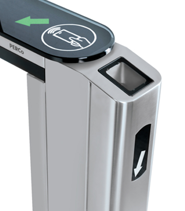 ST-01 Speed gate with a built-in barcode scanner